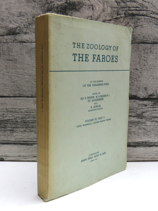 The Zoology Of The Faroes Edited By Ad. S. Jensen W. Lundbeck Th. Mortensen and R. Sparck