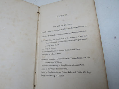 The Theological Works of Thomas Paine (Rare Antique Religion & Philosophy Book, 1840) book image 6