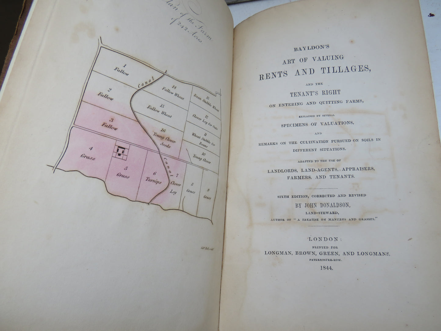 Bayldon's Art of Valuing Rents and Tillages, and The Tenant's Right 1844