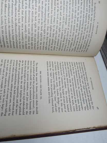 A Treatise On The Principles and Practice of Levelling By Frederick W. Simms 1907