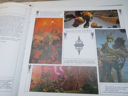 Hallelujah Anyway, A collection of Illustrated Lyrics by Patrick Woodroffe (Art Book, 1984) book image 4