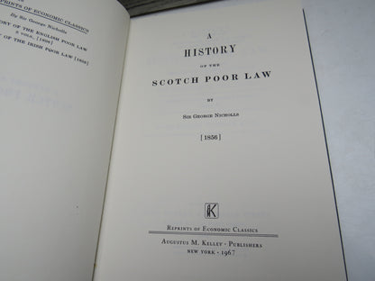 A History of the Scotch Poor Law By Sir George Nicholas (1856) 1967 Reprint book image 4