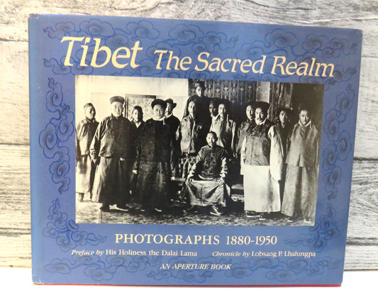 Tibet The Sacred Realm, Photographs 1880-1950 by Tenzin Gyatscho & Lobsang P. Lhalungpa (Vintage Photography Book, 1984)