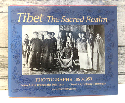 Tibet The Sacred Realm, Photographs 1880-1950 by Tenzin Gyatscho & Lobsang P. Lhalungpa (Photography book front cover