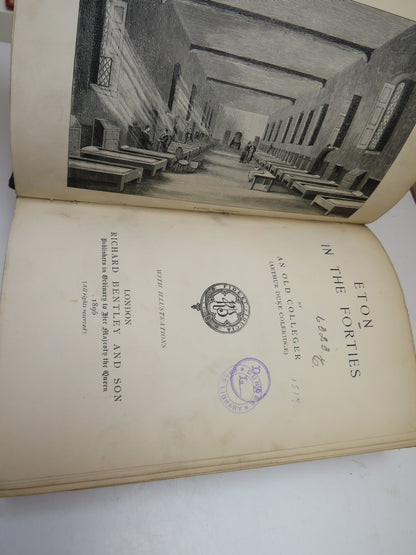 Eton In The Forties By An Old Colleger 1896 book image 4