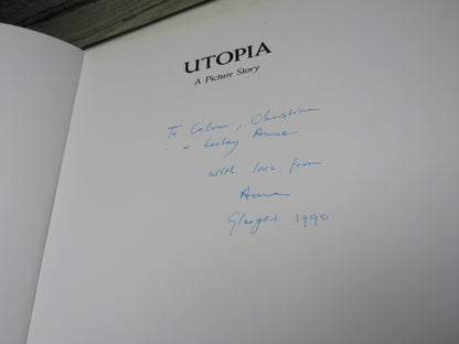 Utopia, A Picture Story by Anne Marie Brody, 1990, with 88 silk batiks from The Robert Holmes a Cour book image 3