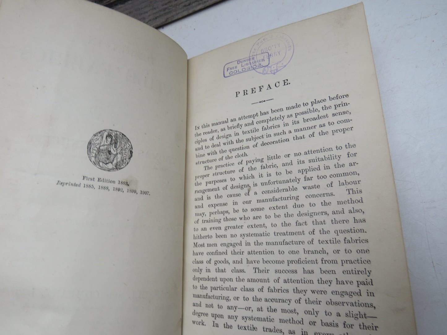 Design In Textile Fabrics By Thomas R. Ashenhurst 1907