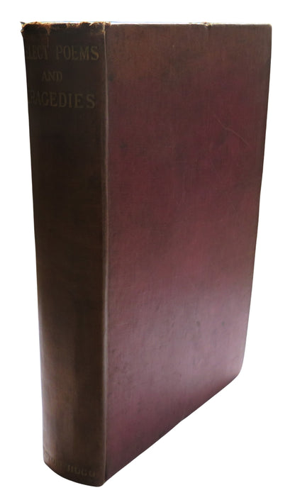 Selected Poems and Tragedies By Victor Hugo book front cover