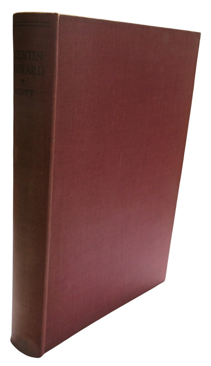 Quentin Durward By Sir Walter Scott 1932 book front cover