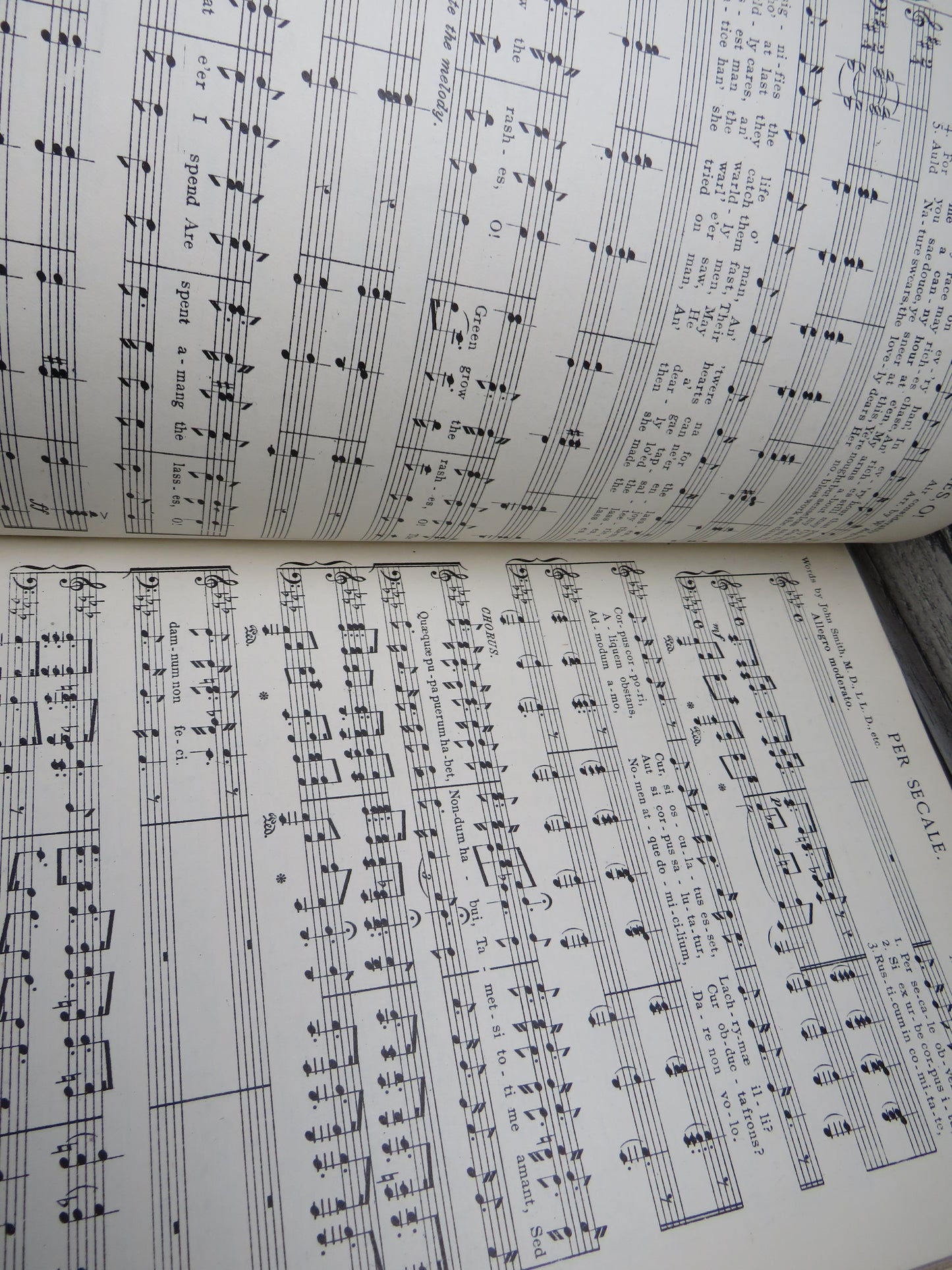 The Scottish Students' Song Book, Vintage Music Book