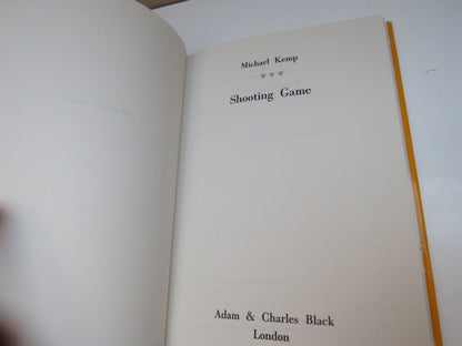 Shooting Game by Michael Kemp, 1972 book image 3
