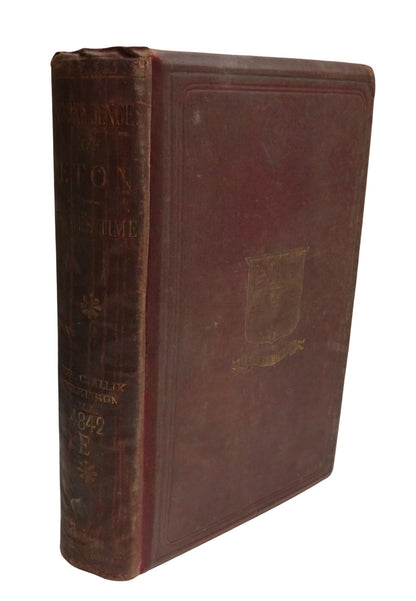 Reminiscences Of Eton (Keate's Time) By The Rev. C. Allix Wilkinson 1888 book front cover