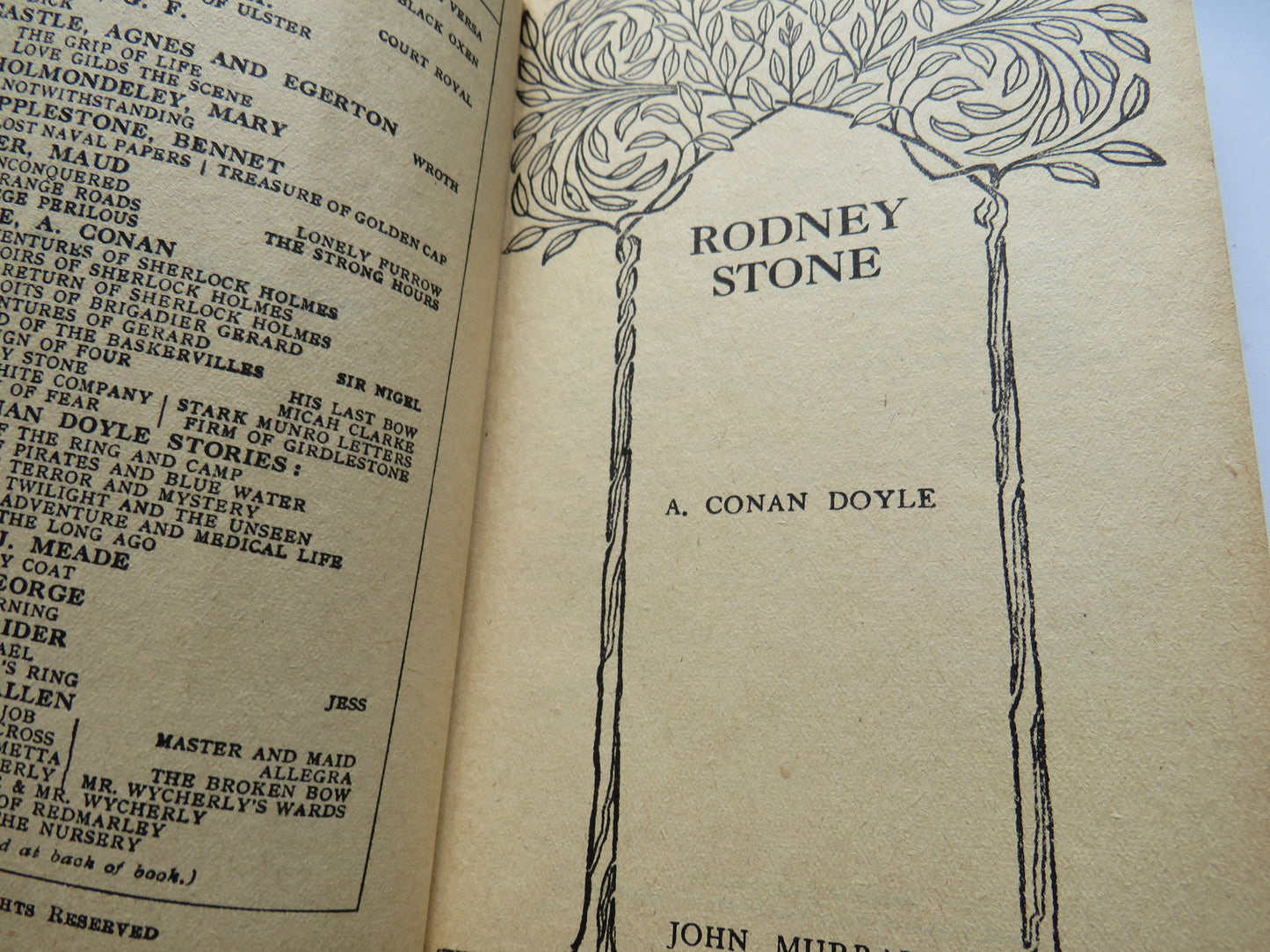 Rodney Stone By A. Conan Doyle 1927