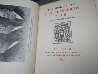 The Book of the Old Edinburgh Club, Seventeenth Volume, 1930 book image 4