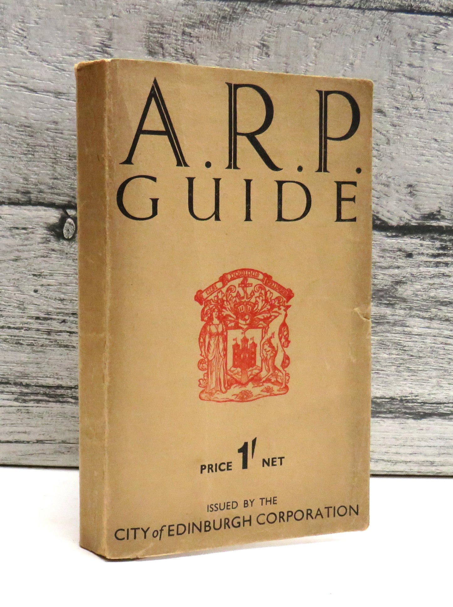 Guide To Air Raid Precautions In Edinburgh 1939
