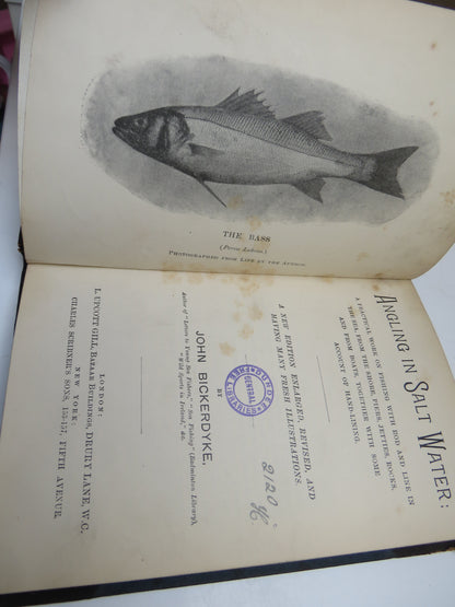 Angling In Salt Water: A Practical Work On Fishing With Rod And Line By John Bickerdyke book image 5