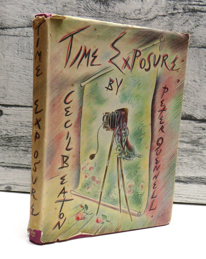 Time Exposure by Cecil Beaton with Commentary and Captions by Peter Quennell, Second edition with ma book front cover