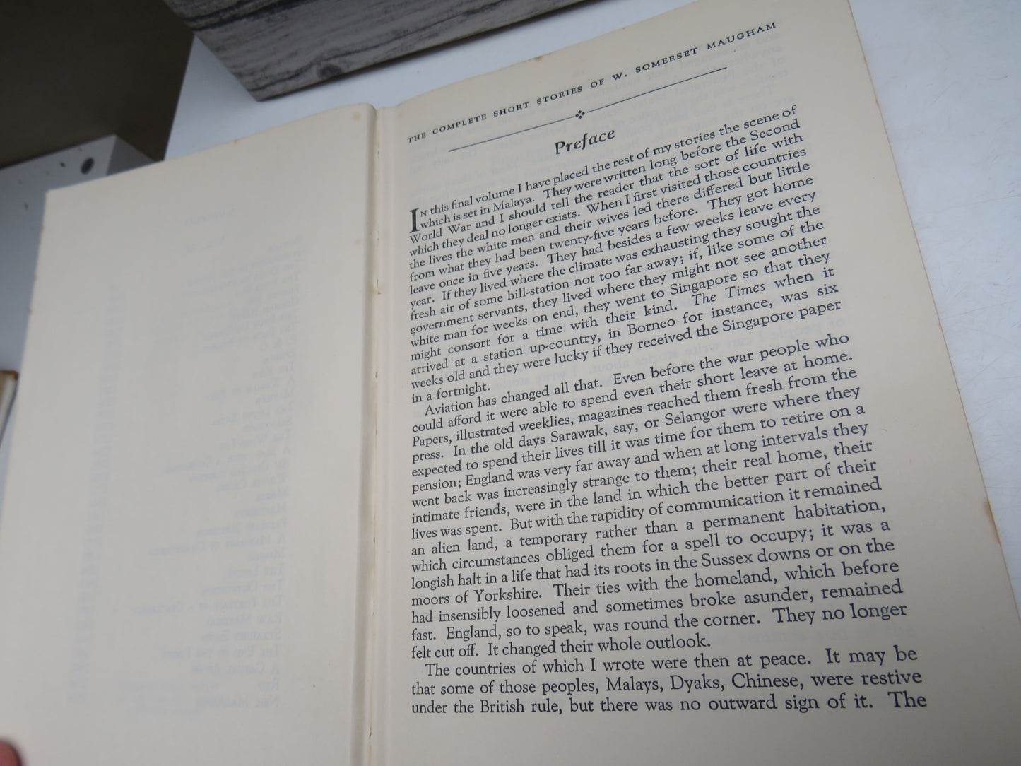 The Complete Short Stories of W. Somerset Maugham, Vol. III, 1953