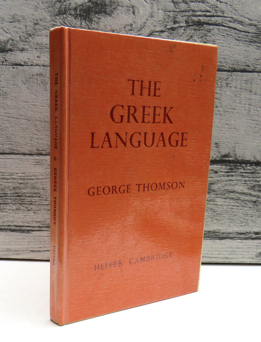 The Greek Language by George Thomson, 1972, Vintage Book