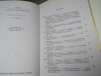 The Greek Language by George Thomson, 1972, Vintage Book book image 4