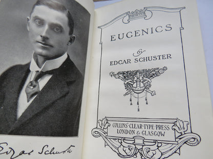 Eugenics By Edcar Schuster - The Nations Library book image 2