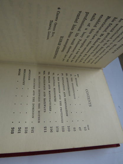 Canada As An Imperial Factor By Hamar Greenwood MP book image 3