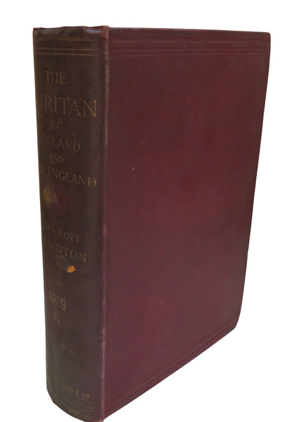 The Puritan In England and New England By Ezra Hoyt Byington 1896 book front cover