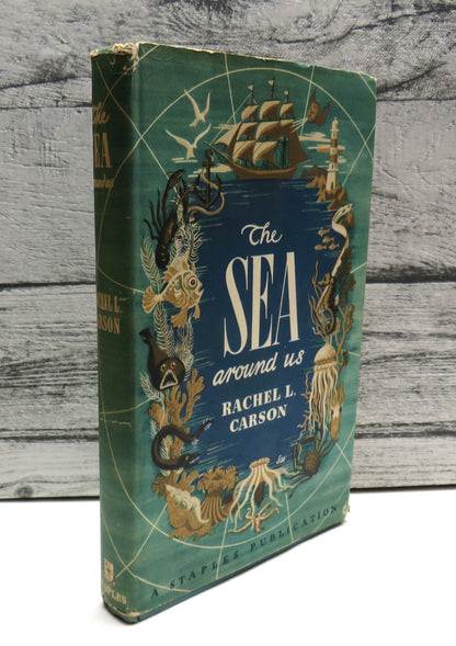 The Sea Around Us by Rachel L. Carson, 1952 book front cover