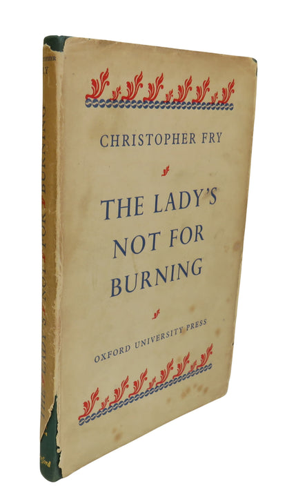 The Lady's Not For Burning A Comedy By Christopher Fry 1949 book front cover