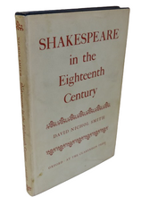 Load image into Gallery viewer, Shakespeare In The Eighteenth Century By David Nichol Smith 1967
