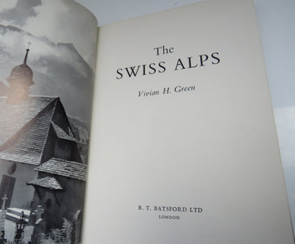 The Swiss Alps By Vivian H.Green 1961 1st Edition book image 3