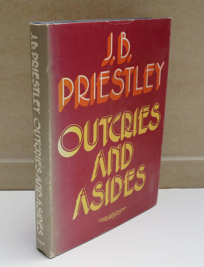 Outcries and Asides By J.B Priestley 1974 book image 2