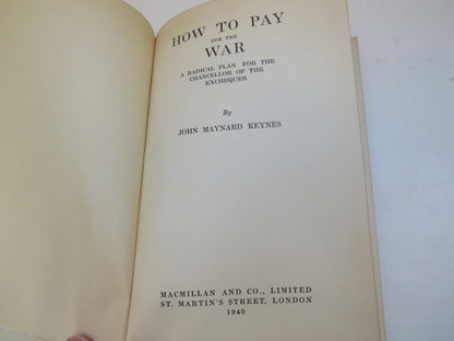 How To Pay For The War A Radical Plan For The Chancellor Of The Exchequer By John Maynard Keynes 194 book image 4
