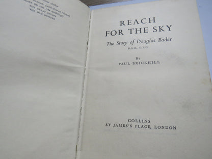 Reach For The Sky The Story of Douglas Bader By Paul Brickhill 1955 book image 3