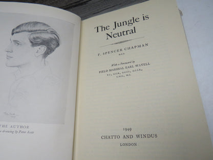 The Jungle Is Neutral by E. Spencer Chapman, 1949 book image 3