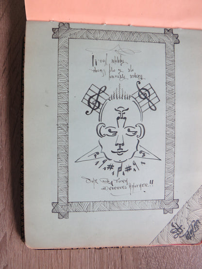 An Excellent Scrap / Sketch Book Dated 1918 Edinburgh WWI Cario, etc. book image 20