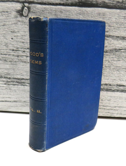 Poems by Thomas Hood, 1881, Volume II, Antique Poetry Book book front cover