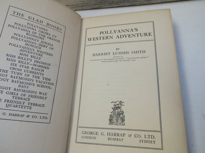 Pollyanna's Western Adventure By Harriet Lummis Smith 1930