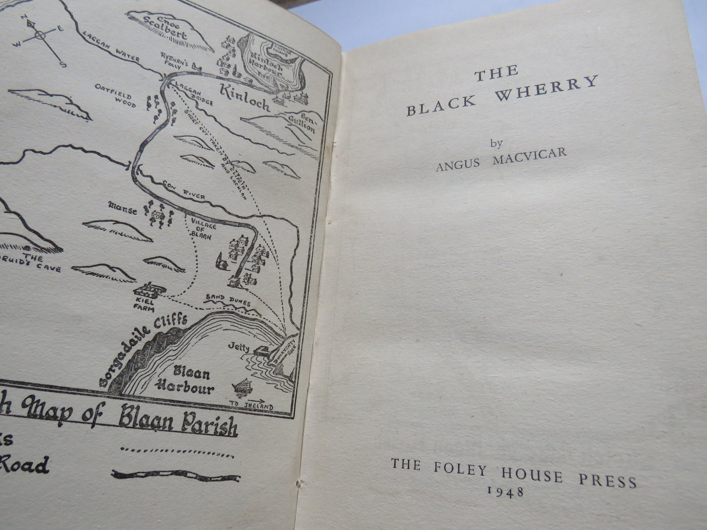 The Black Wherry By Angus Macvicar 1948 1 Edition