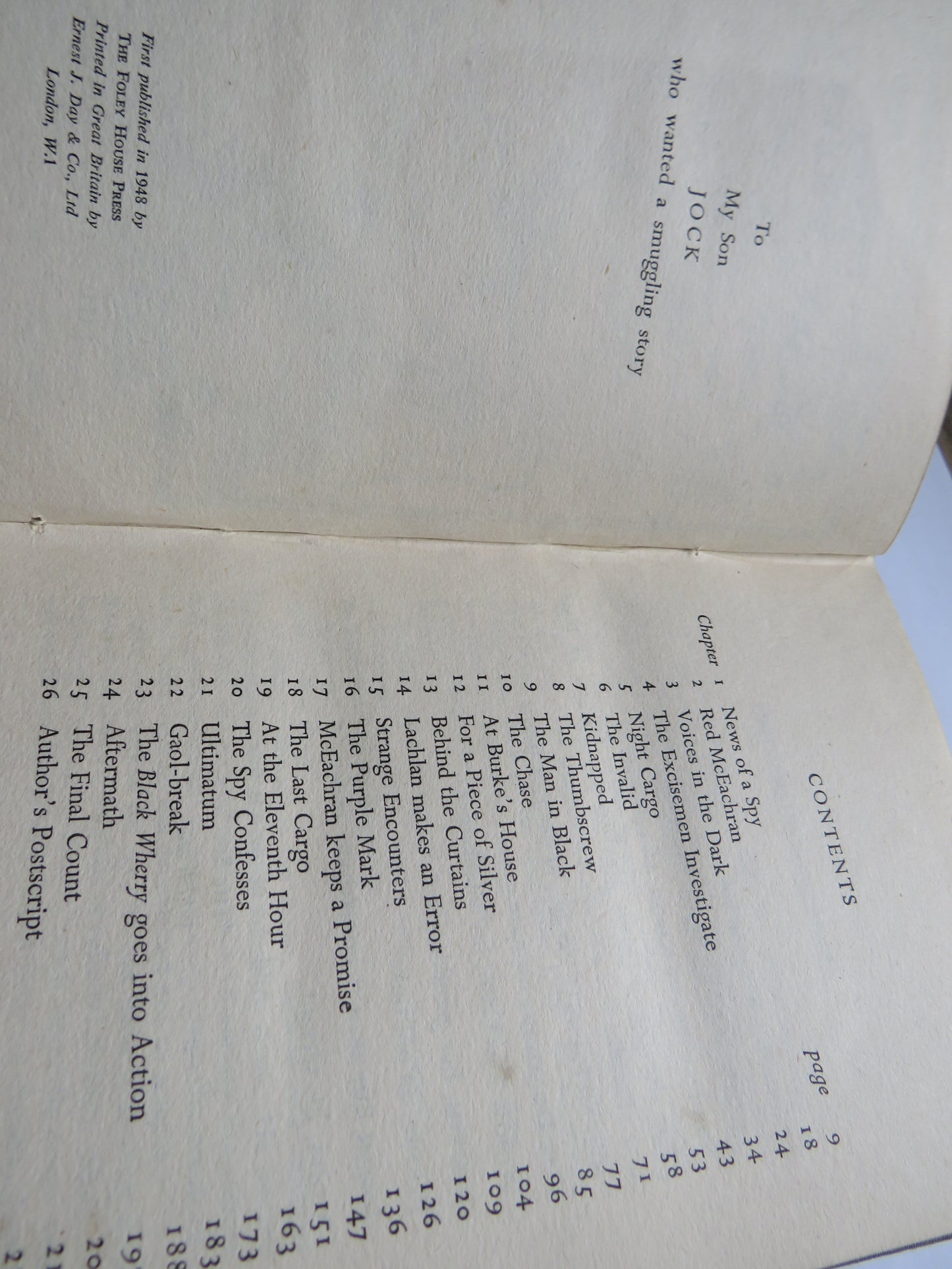 The Black Wherry By Angus Macvicar 1948 1 Edition