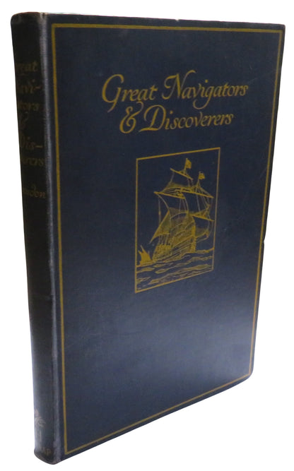 Great Navigators & Discoverers By J.A. Brendon 1937 book front cover