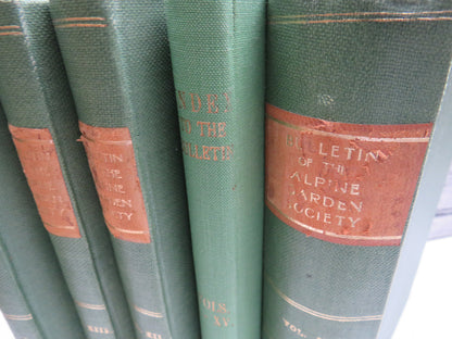 Bulletin of the Alpine Garden Society 5 Volume Set (Gardening Journal) book image 3
