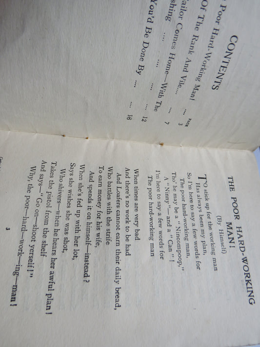 Billy Bennett's Burlesque Monologues Written By T.W. Connor No 4