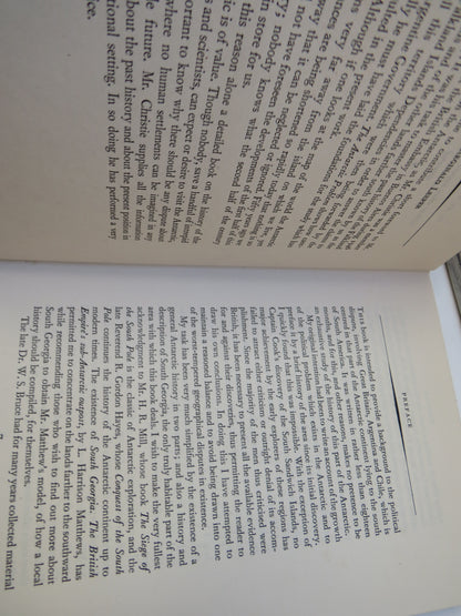 The Antarctic Problem An Historical and Political Study By E. W. Hunter Christie 1951
