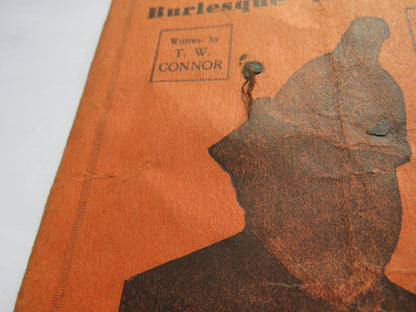 Billy Bennett's Burlesque Monologues Written By T.W. Connor 2nd Book book image 2