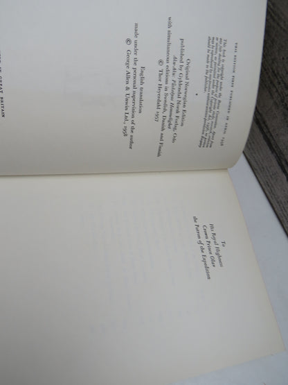 Aku-Aku, The Secret of Easter Island by Thor Heyerdahl (Exploration Book, 1958) book image 4