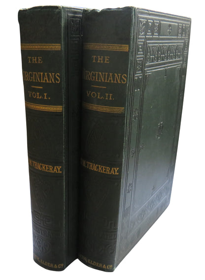 The Virginians A Tale of The Last Century By William Makepeace Thackeray 1896 book front cover