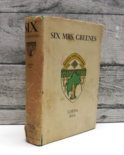 Six Mrs Greenes by Lorna Rea (Fiction Book, 1929) book front cover