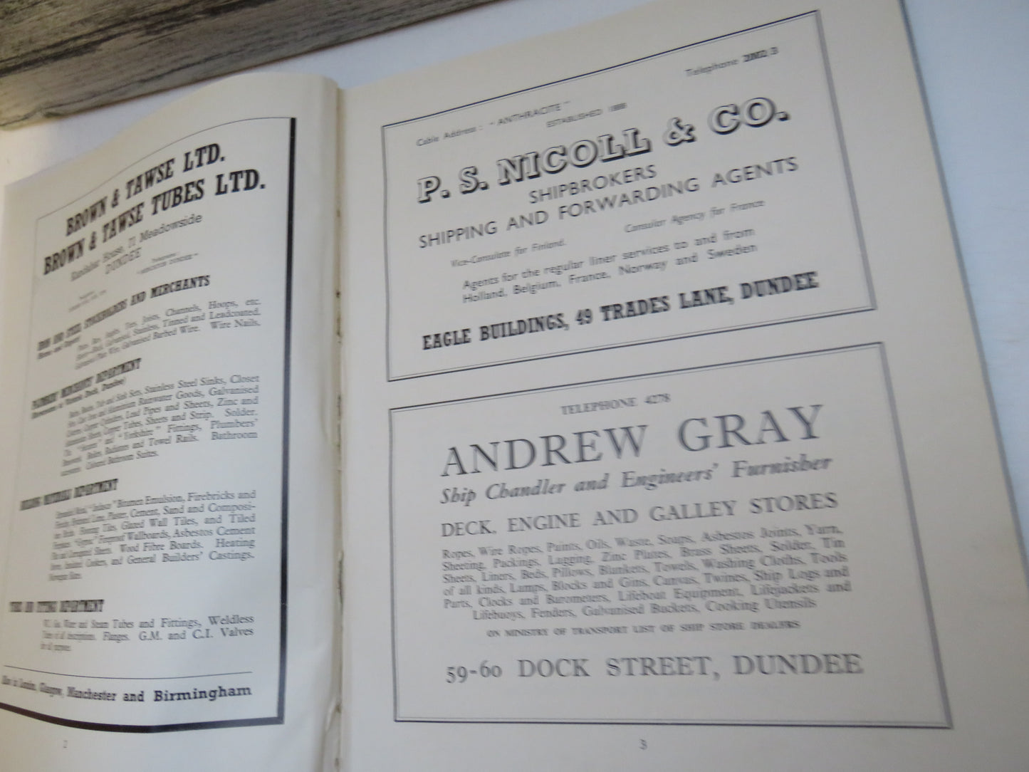 The Port of Dundee, Official Handbook, issued by the Trustees of the Harbour of Dundee, 1952
