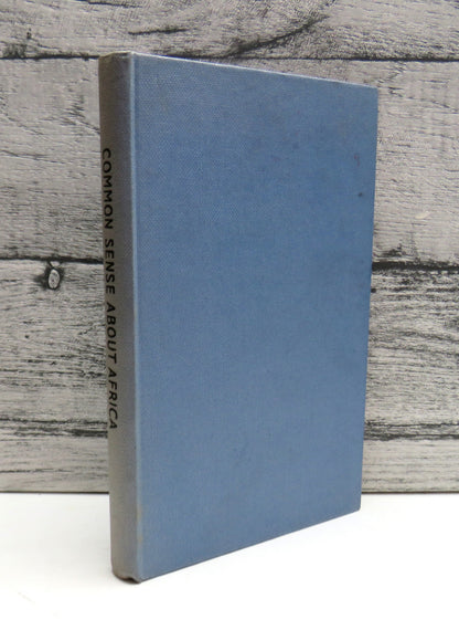 Common Sense About Africa by Anthony Sampson (African History Book, 1960) book front cover